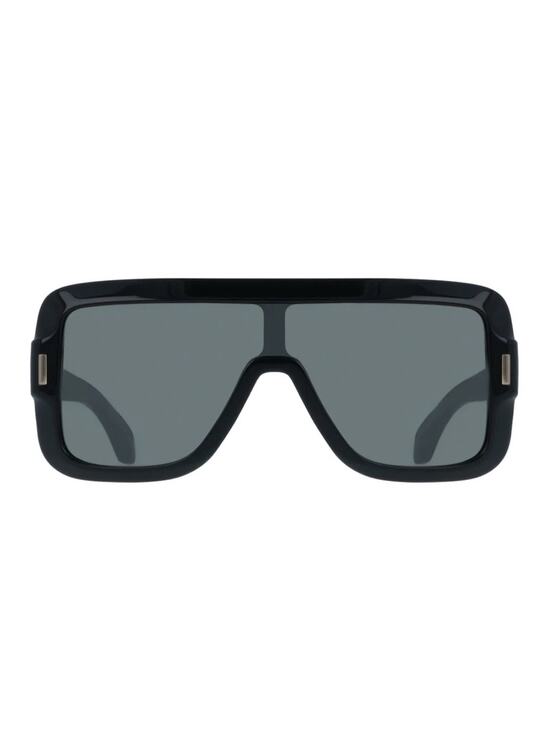 NEW!! Salvatore Ferragamo SF2061SE 001 Bold Shield Sunglasses in Black Authentic main image 8